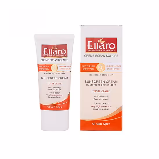 کرم ضد آفتاب SPF50 الارو مناسب انواع پوست حجم 50 میلی لیتر