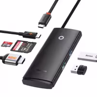 هاب 6 پورت USB-C بیسوس مدل WKQX050101