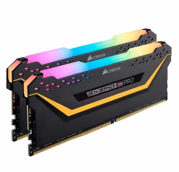 رم دسکتاپ کورسیر دو کاناله Corsair Vengeance RGB PRO DDR4 16GB 3600MHZ