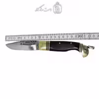 چاقوی دنده ای رحیم زنجان 23 سانتیمتری دسته مشکی کد SHN-31