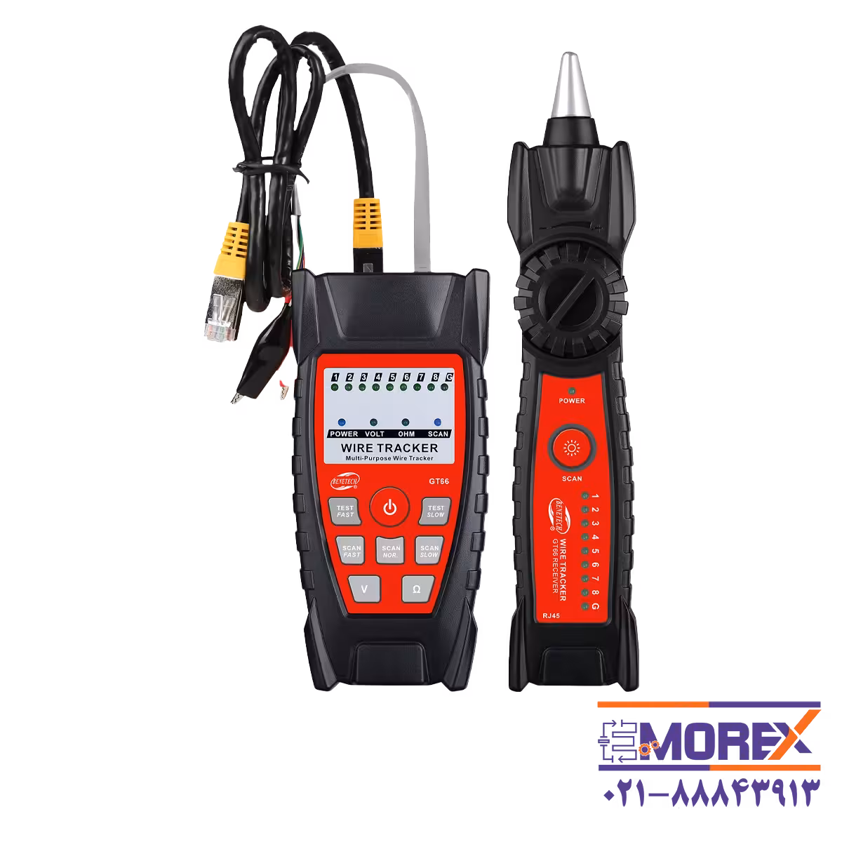 ردیاب و زوج یاب کابل بنتک | BENETECH مدل GT66