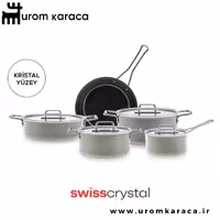 سرویس قابلمه 9 پارچه کاراجا Swiss Crystal Mastermaid بژ