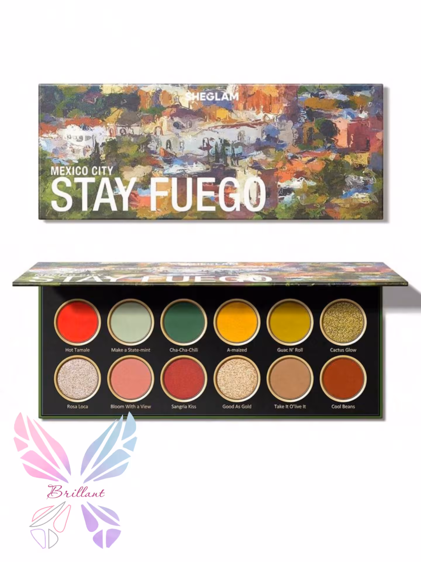 پالت سایه 12 رنگ شیگلم مکزیکو سیتی