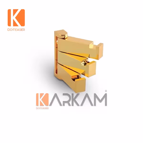 قلاب لباس H965 طلايی HTN