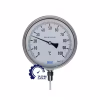 ترمومتر تاشو صفحه 10 سانت دنباله 60 سانت 100 ویکا WIKA