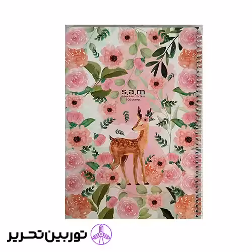 وزیری 100 برگ سیمی فانتزی A- طرح 4