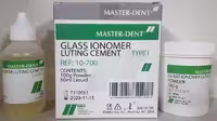 گلاس آینومر پودر و مایع لوتینگ مستردنت _ MasterDent