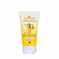 کرم ضد آفتاب بی رنگ سینودرم SPF50 مدل 01 مناسب پوست خشک و حساس حجم 50 میلی لیتر