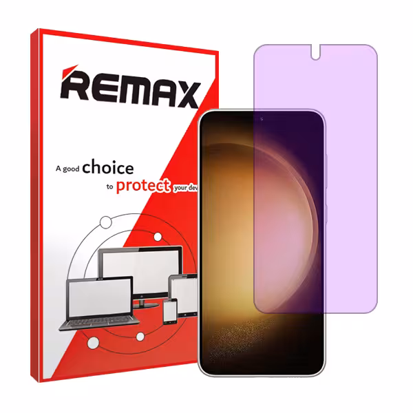 گلس سامسونگ Galaxy S24 مدل آنتی پرپل برند ریمکس کد S