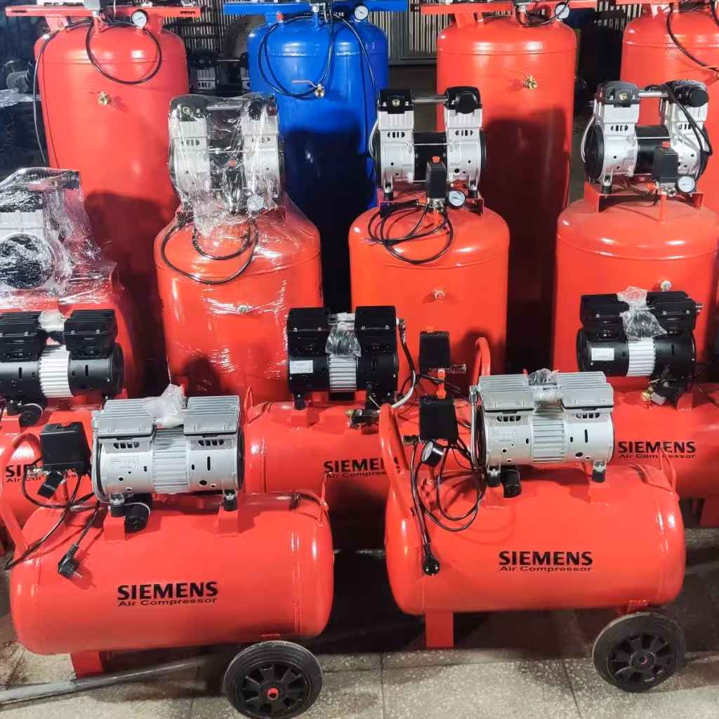 کمپرسور باد 50لیتر پمپ باد سایلنت 1 اسب 2سیلندر