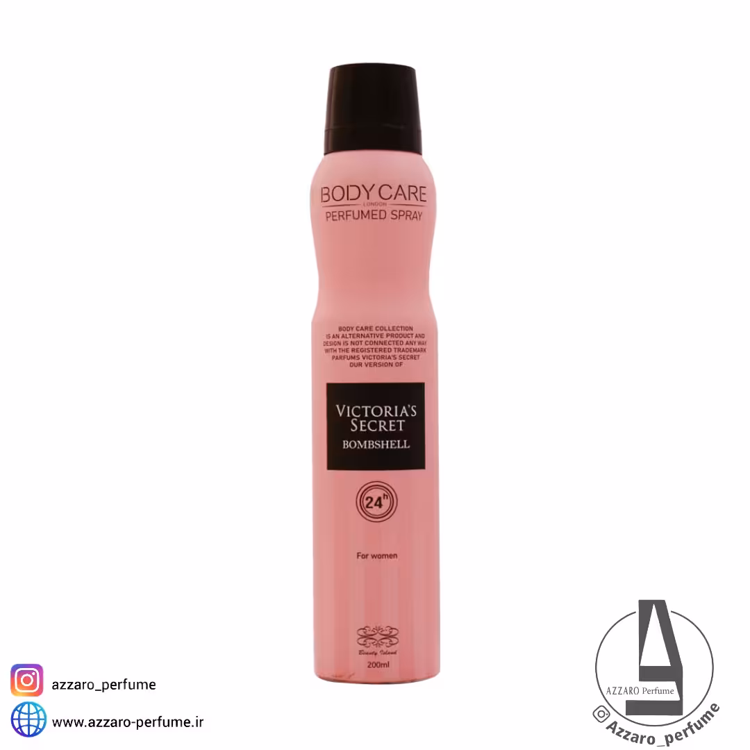 اسپری بدن زنانه بادیکر رایحه ویکتوریا سکرت حجم 200 میل