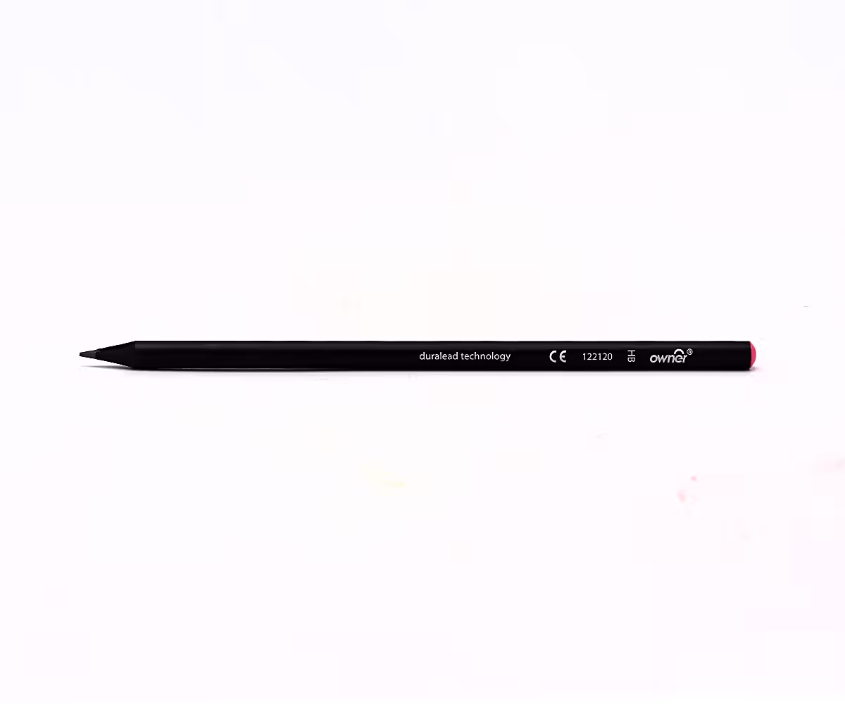 مداد مشکي گرد چوب مشکي اونر