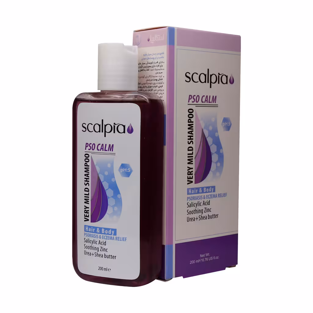 اسکالپیا شامپو سر و بدن بسیار ملایم پوست های حساس 200ML