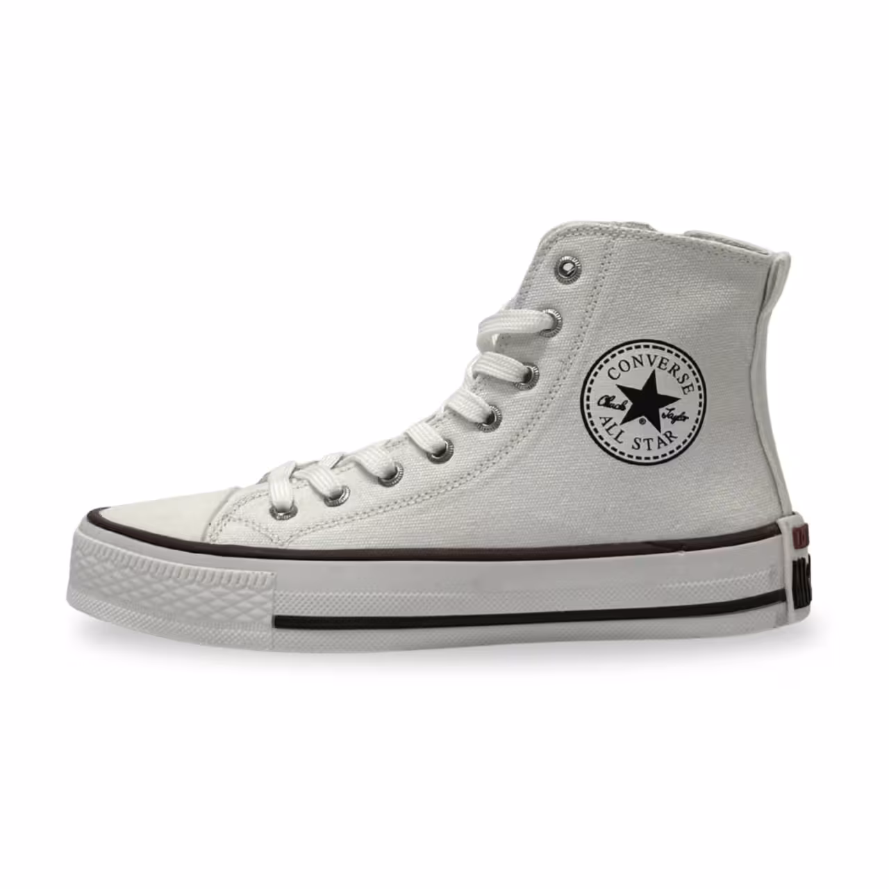 کتونی زنانه مدل الستار ساقدار رنگ سفید