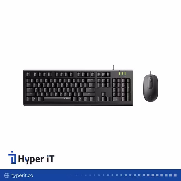 کیبورد و ماوس با سیم رپو مدل X120Pro