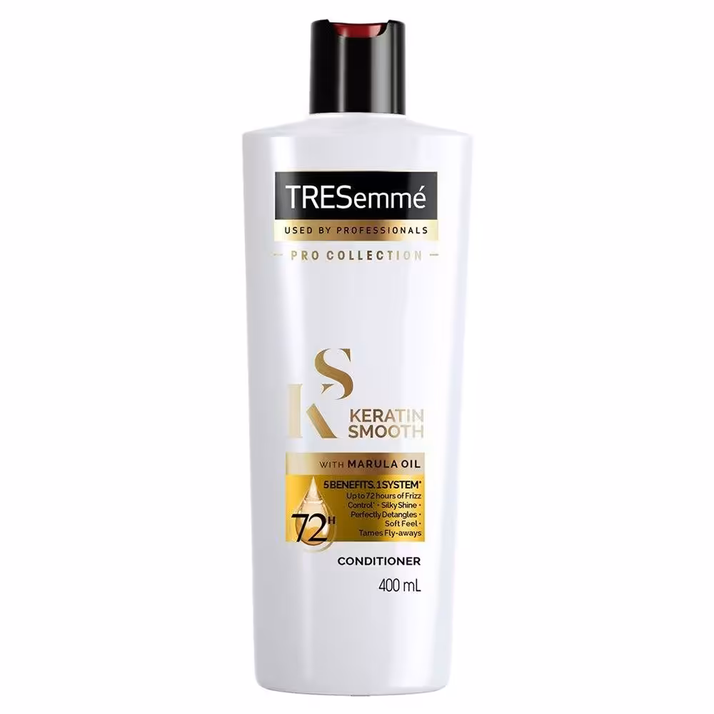 نرم کننده مو ترزمه Tresemme مدل کراتین Keratin Smooth حجم 400 میل - فروشگاه اینترنتی افخمی