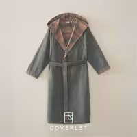 حوله تن‌پوش زنانه سبز 100٪ پنبه ارگانیک مدل Mila