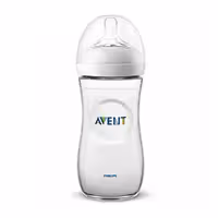 شیشه شیر طلقی 6  ماه نچرال فیلیپس اونت philips avent ظرفیت 330 میلی لیتر