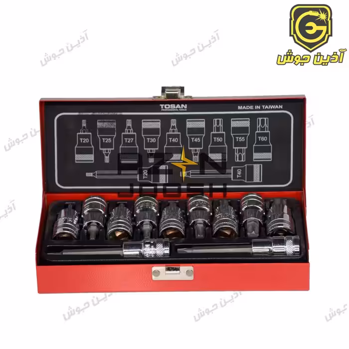 جعبه بکس 11 پارچه آلن ستاره ای توسن Tosan مدل T1253-11T تایوان