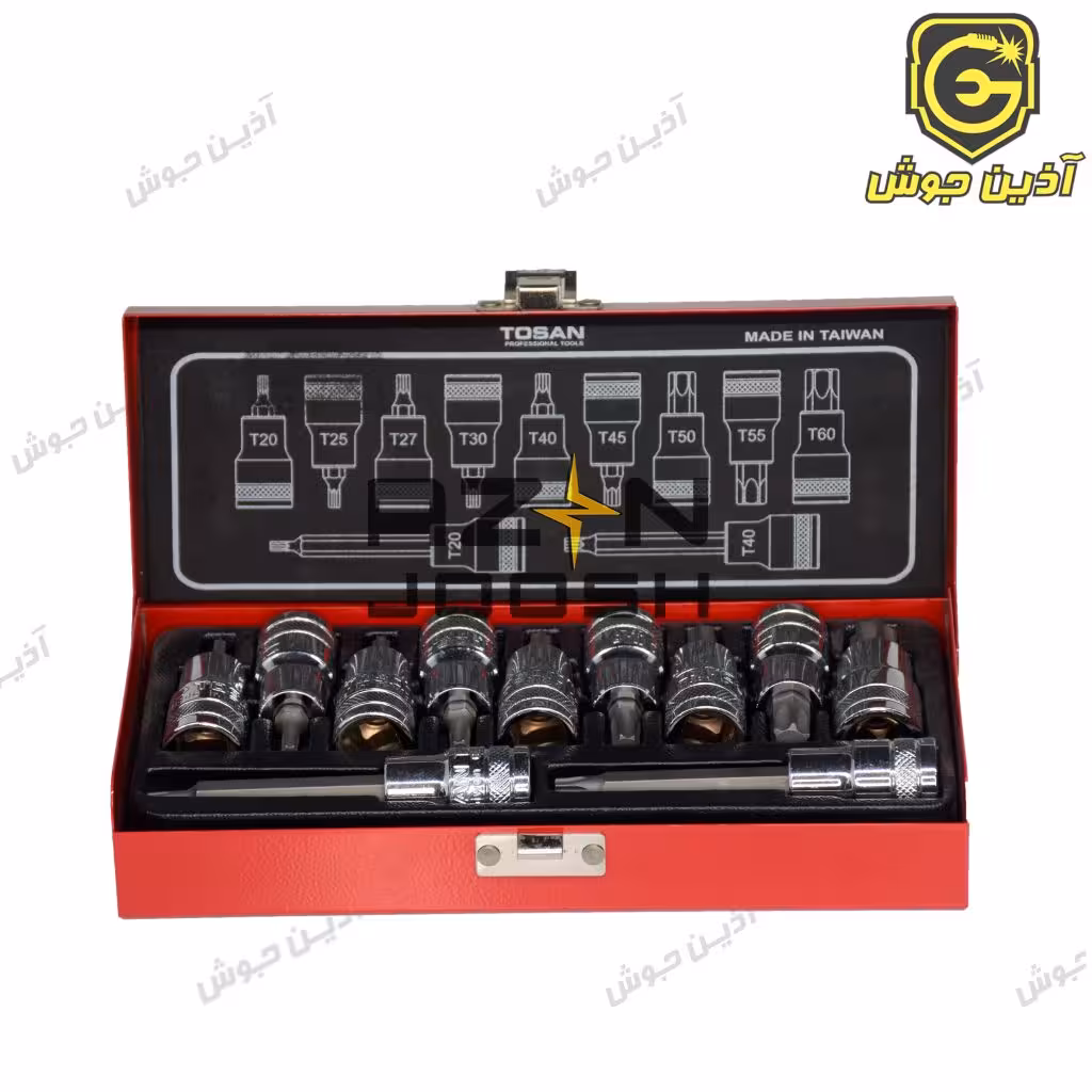 جعبه بکس 11 پارچه آلن ستاره ای توسن Tosan مدل T1253-11T تایوان