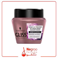 ماسک مو و محافظت کننده ی موی گلیس مناسب موی آسیب دیده و ضعیف ا Gliss Schwarzkopf DEEP REPAIR