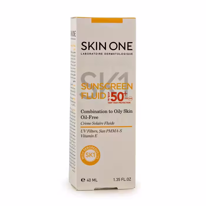 کرم ضد آفتاب بی رنگ اسکین وان برای پوست چرب  SPF 50