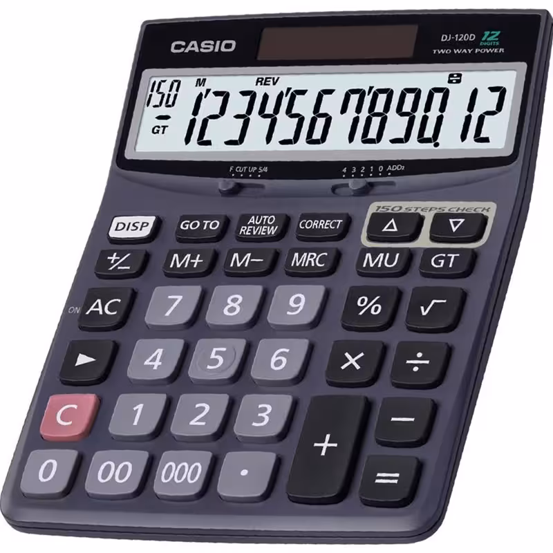 ماشین حساب کاسیو DJ120Dکد406