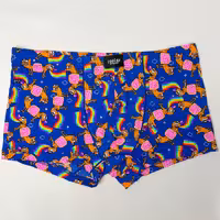 شورت مردانه پادار کولسی طرح گربه سگ