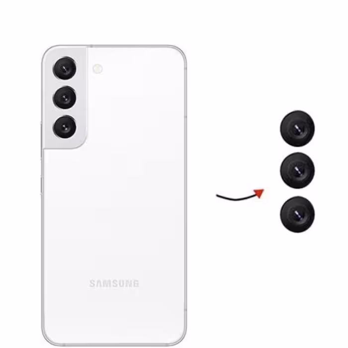 شیشه لنز دوربین سامسونگ SAMSUNG GALAXY S22