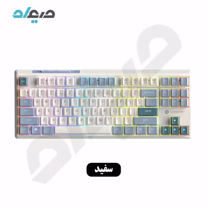 کیبورد بی‌سیم گیمینگ مکانیکال لاجی‌کی مدل K420