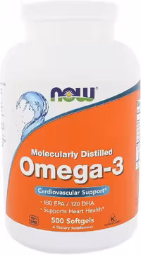 امگا 3 1000 میلی‌گرم 500 کپسول NOW
