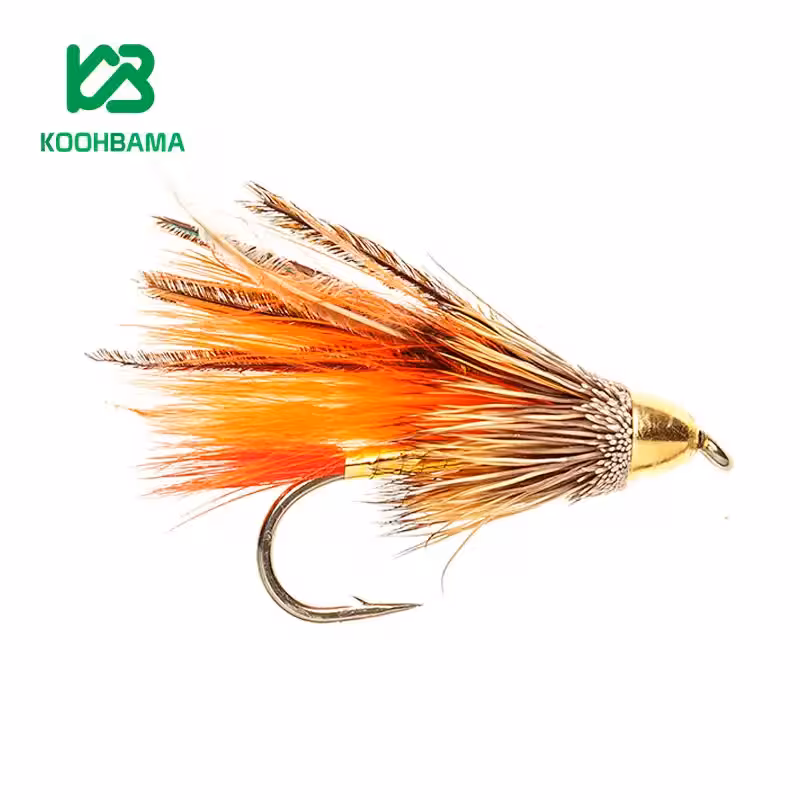 پشه فلای Muddler Mini Orange Cone head