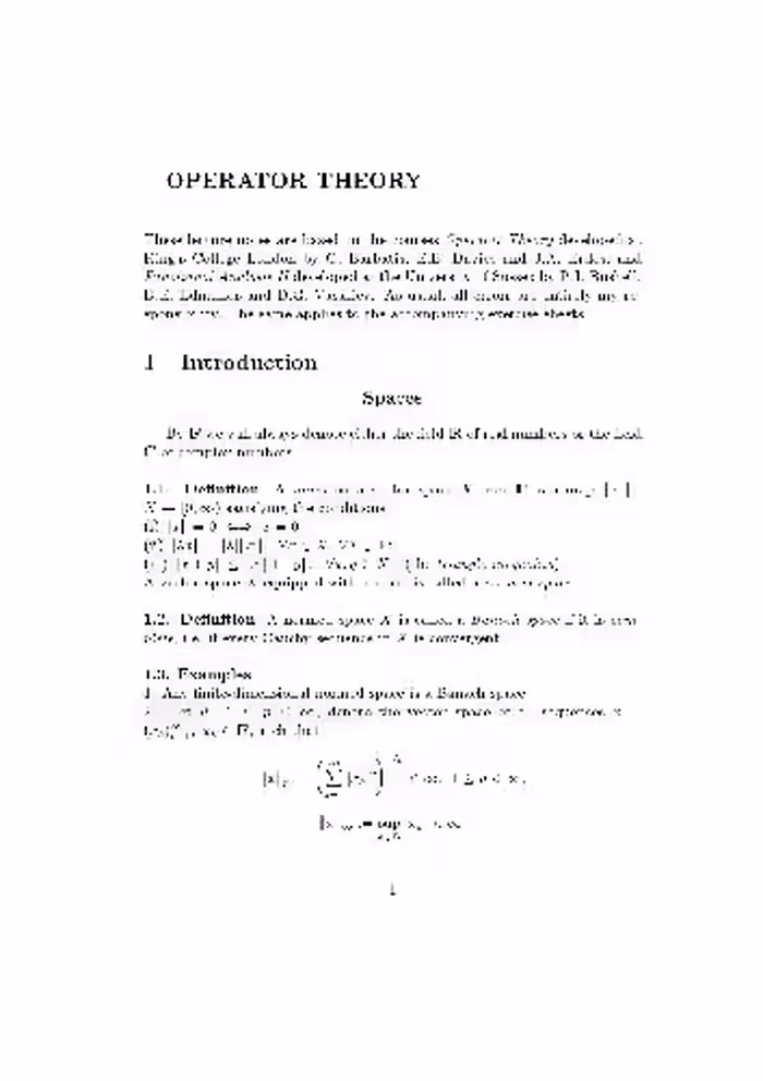 خرید و دانلود نسخه کامل کتاب Operator theory