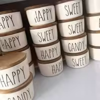 بانکه سرامیک گرد کوچک