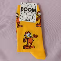 جوراب نیم ساق طرح گارفیلد(انیمیشنی)