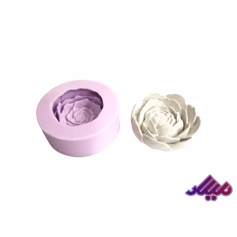 قالب سیلیکونی رز پیچ پیچی قطر 7 سانت