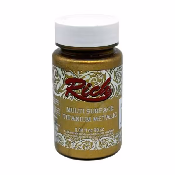 رنگ مولتی سورفیس متالیک ریچ(90 میل) کد 04385 -ANTIK ALTIN