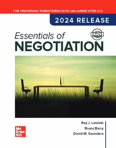 خرید و دانلود نسخه کامل کتاب Essentials of Negotiation 2024 Release
