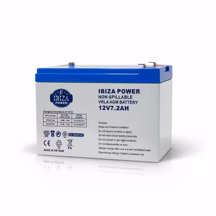 باتری یو پی اس 12 ولت 7.2 آمپر ساعت ایبیزا (Ibiza)
