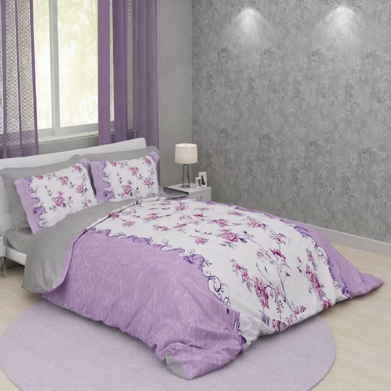 سرویس لحاف روتختی ترکسان کد D171 دو نفره 6 تکه