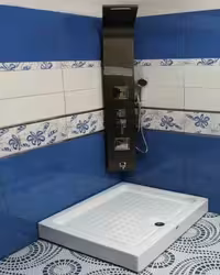 زیر دوشی دریاوان مدل شبنم کم عمق