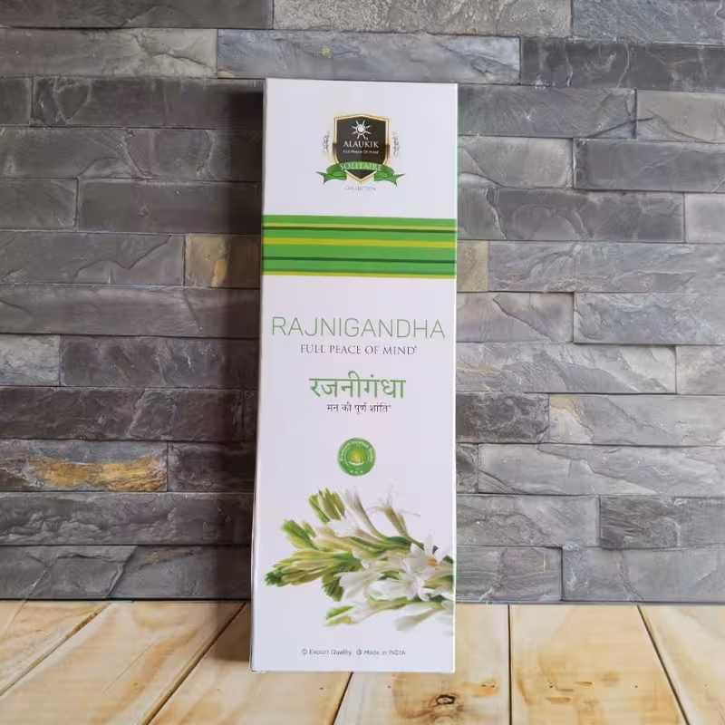 عود دست ساز گل مریم Rajnigandha از برند آلاکیک Alaukik