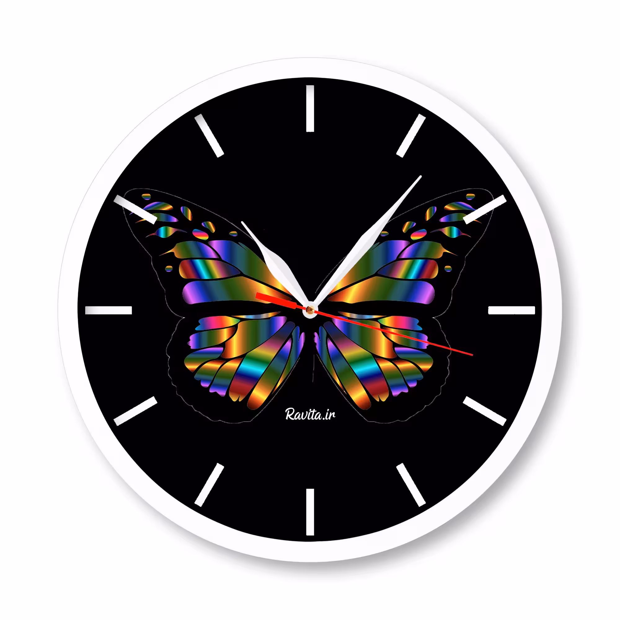 ساعت‌های دیواری راویتا طرح پروانه 1837