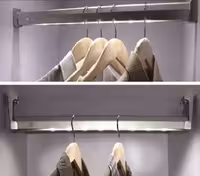 چراغ LED رگال لباس 2 وات سری 2 عرض 120 موشن دیتکشن فانتونی کد N023