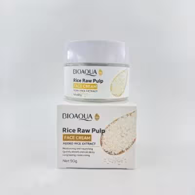 کرم آبرسان صورت عصاره برنج خام بیوآکوا