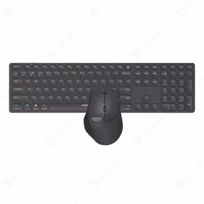 ست موس و کیبورد بی سیم رپو مدل 9800M