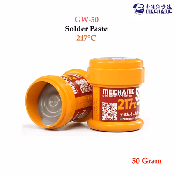 قیمت و خرید خمير قلع 217 درجه مکانیک MECHANIC GW50 (50G)