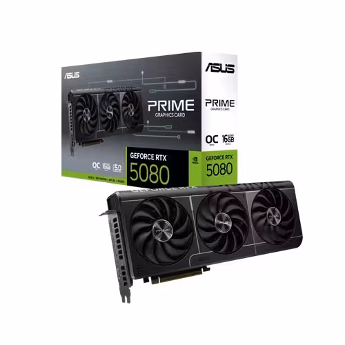 کارت گرافیک ایسوس مدل PRIME GeForce RTX 5080 16GB GDDR7 OC Edition
