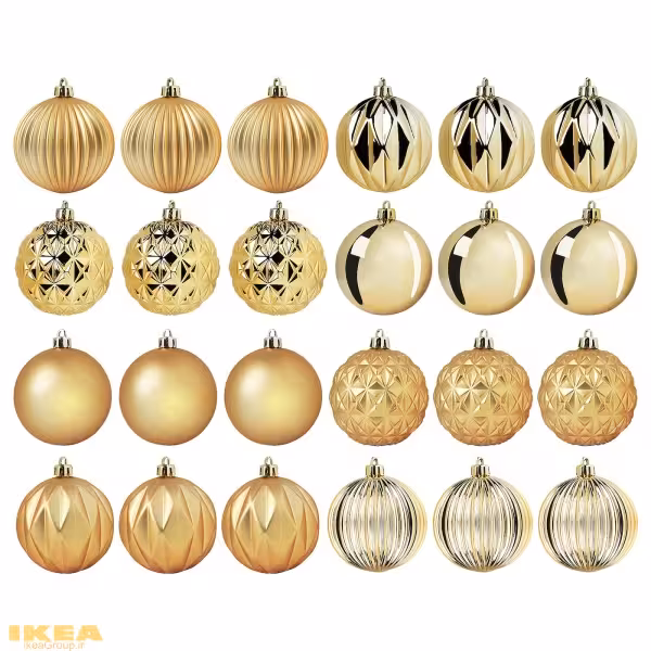 گوی تزیین درخت کریسمس مدل VINTERFINT | برند ایکیا | ارسال 15 الی 20 روز کاری