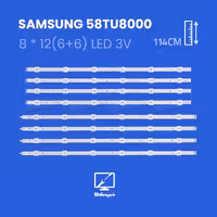 بک لایت تلویزیون سامسونگ مدل 58TU8000